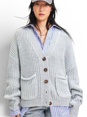 UO BDG Vini Chunky Knit Oversized Cardigan